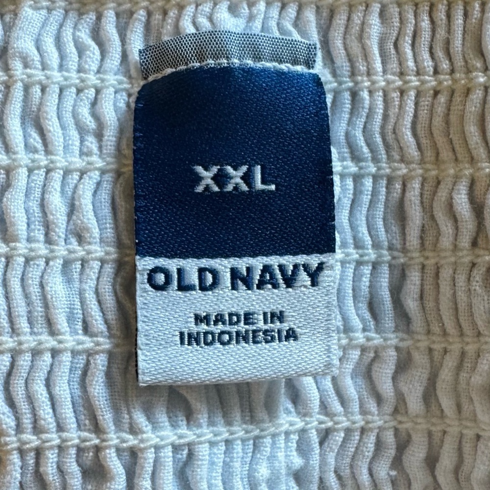 Old Navy White Textured Dress Size XXL - Picture 3 of 5